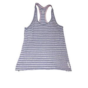 Reebok Womens Tank‎ XS Blue and Grey(stitching flaw see photos) Activewear